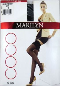 Marilyn COCO E55 R1/2 pończochy samonośne frędzle OUTLET